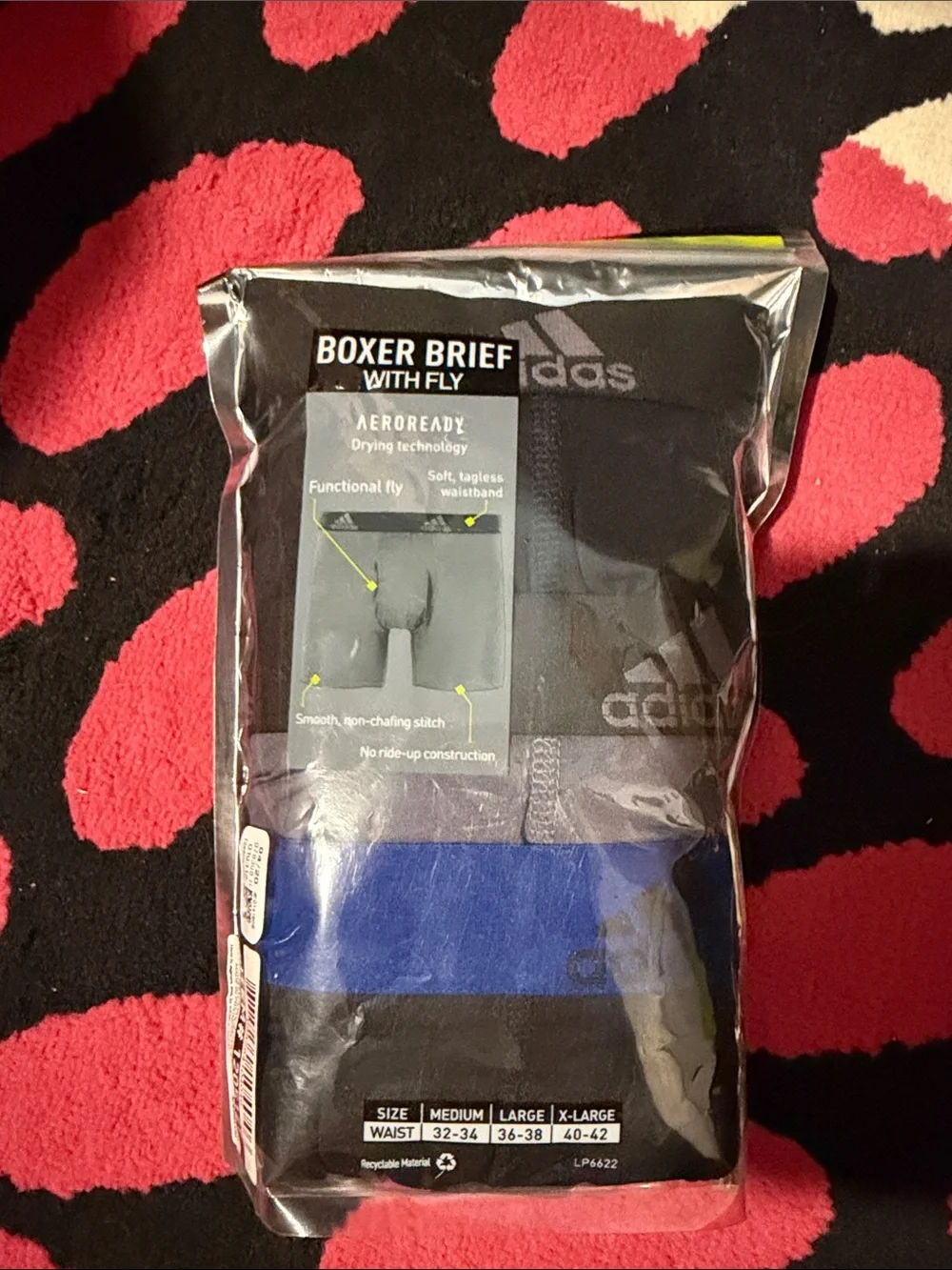 adidas Performance Boxer Briefs - 3 pack